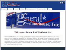 Tablet Screenshot of general-steel.com